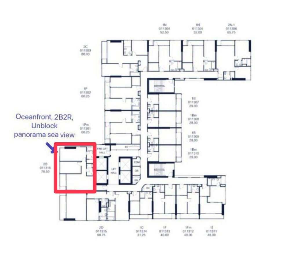 รูป Sea view condo for sale in pattaya - PTY Residence Sai 1 , Foreigner quota - รูปที่ 25/35