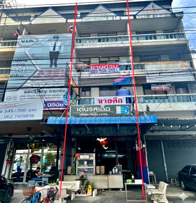 Shophouses for sale วิทยาลัยเทคนิคราชสิทธาราม : For Sale: 4-Storey Commercial Building with Mezzanine | Prime Location on Phutthamonthon Sai 2 Road (Petchkasem Side) | 250 m from Petchkasem Road 
