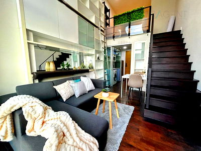 ขายคอนโด : 📌 ขายคอนโด ไอดีโอ มอร์ฟ 38 อาคาร 1 ชั้น 7 Duplex ขนาด 36 ตรม ใกล้ Gateway เอกมัย