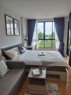 รูปภาพ คอนโด Atmoz Kanaal Rangsit มีเครื่องซักผ้า+แต่งสวย ตึก D ชั้น 6 แบบ 1 ห้องนอน 24 ตรม. วิวคลอง ของครบ