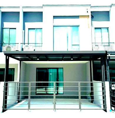 Townhouses for rent บิ๊กซี บางพลี : Concordian International School 900 m. IKEA Bangna 1.7 km. Premium townhome for rent 2-storey 19 sq.