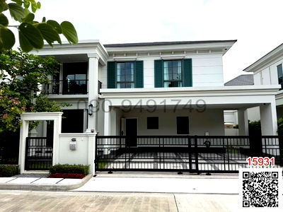 บ้านเดี่ยว ม.รามคำแหง 2 : ขาย บ้านเดี่ยว 2 ชั้น เศรษฐสิริ บางนา กม.10(แสนสิริ) บ้านใกล้คลับเฮ้าส์ พร้อมเข้าอยู่