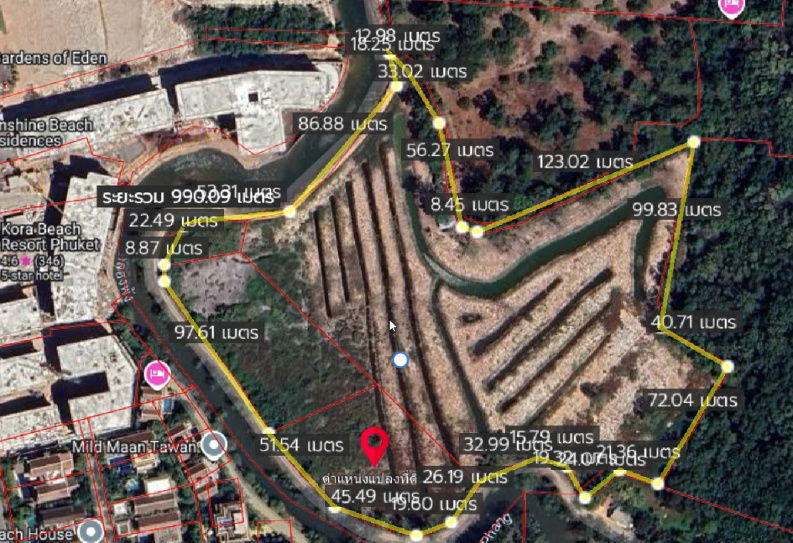 รูป ขายที่ดินแปลงสวยใกล้หาดลายัน จังหวัดภูเก็ตพื้นที่ 24-2-35.3 ไร่ - รูปที่ 3/8