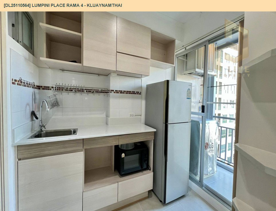รูป DL25110564 ให้เช่าคอนโด ลุมพินี เพลส พระราม 4 - กล้วยน้ำไท (Lumpini Place Rama 4 - Kluaynamthai) ใกล้ BTS เอกมัย พร้อมเข้าอยู่ โทรด่วน 0614453194 LineID @162cjixi - รูปที่ 5/7