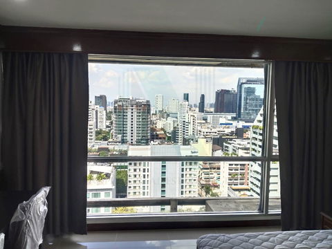 🔺 For Rent Condo SUKHUMVIT SUITE Building 1, Floor 18,Studio, Room size 28 sqm