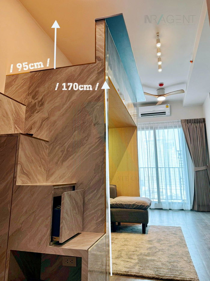 picture For Rent Condo IDEO SUKHUMVIT - RAMA 4 Building 1, Floor 11,1 bed room, Room size 34 sqm - 6/8