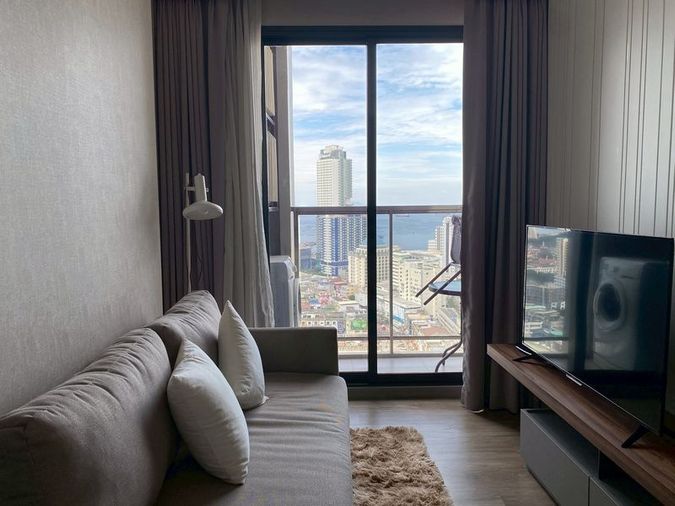 คอนโดหรู คีนเซ็นเตอร์ ศรีราชา ให้เช่า ห้องสวย ตกแต่งครบ สไตล์ญี่ปุ่น 