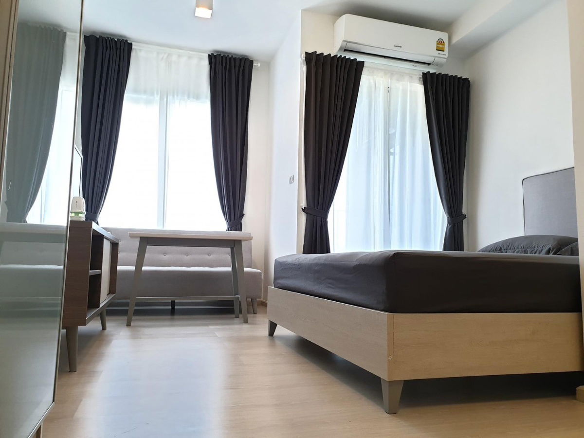 picture ✨#MT2302_144✨𝗙𝗼𝗿 𝗥𝗲𝗻𝘁1️⃣2️⃣ k.🔥🔥 #Near MRT Huai Khwang ✨#Vacant room Dec 9, 2025 Condo Chapter One Eco Ratchada Huai Khwang - 4/9