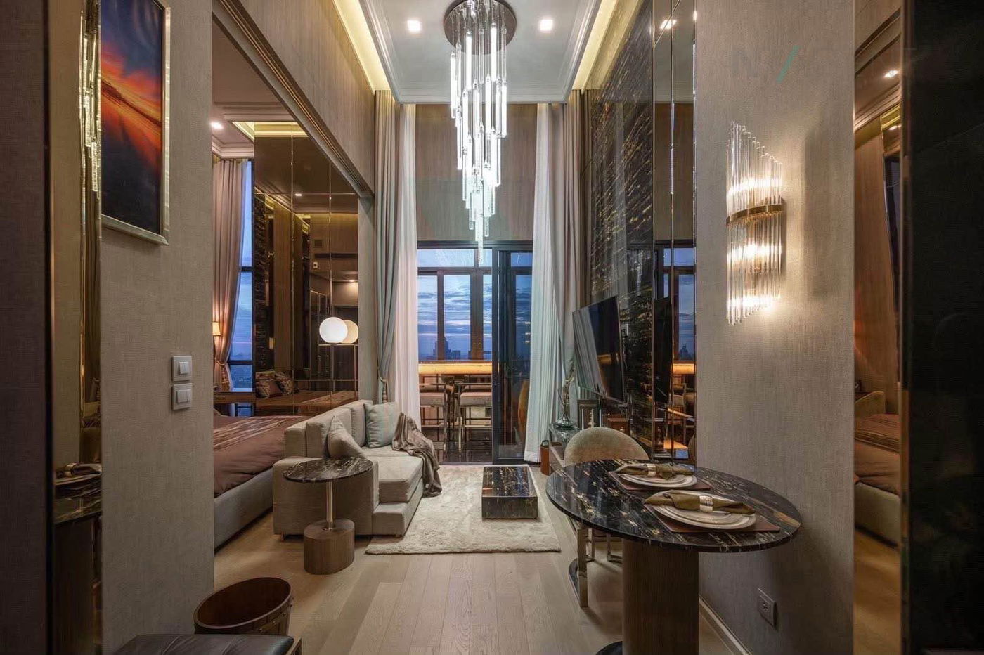 picture ð For Rent Condo ASHTON ASOKE Building 1, Floor 50,1 bed room, Room size 34 sqm - 3/8