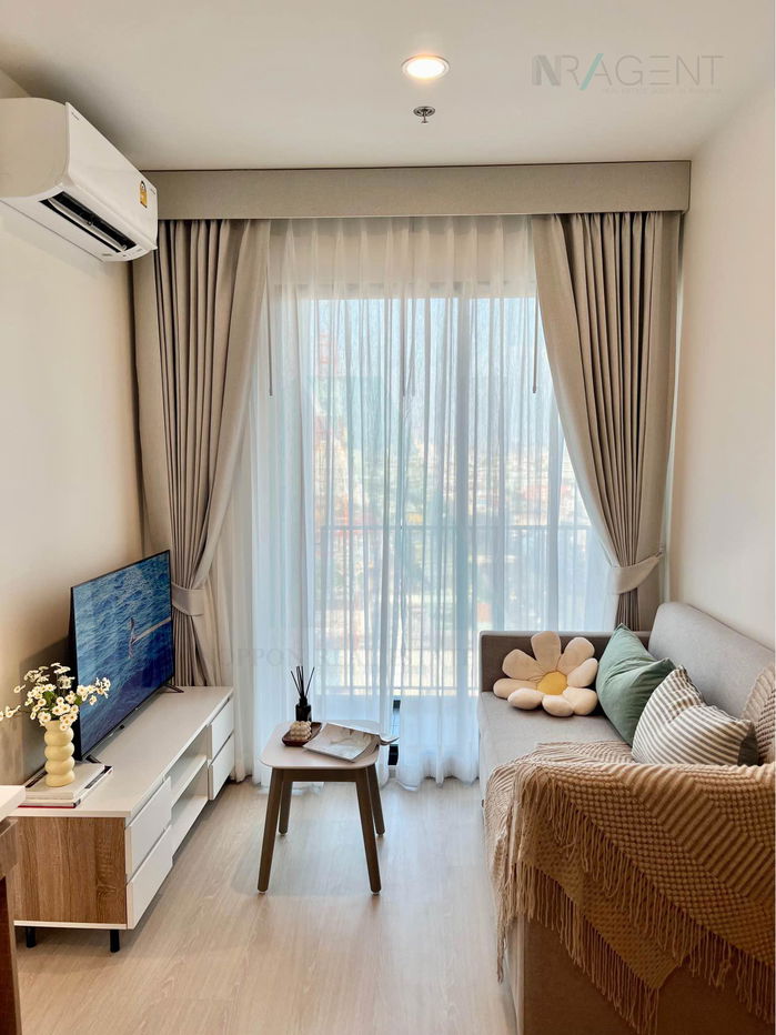 picture 🎊 For rent condo NUE NOBLE FAI CHAI-WANG LANG Building 1, Floor 14,1 bed room, Room size 26 sqm - 4/8