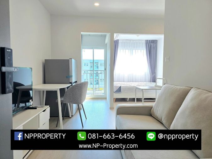 ✨ พร้อมอยู่ทันที! ห้องใหม่แกะกล่อง ✨ 6000 บาท คอนโด Earn Amata ตึก A1 ชั้น 6 ใกล้ประตูทางออก 🌇