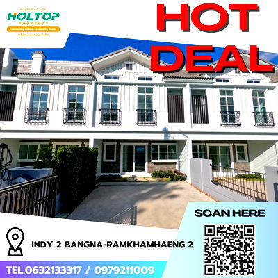 Townhouses for rent Suwannaphum International Airport : #R7717 🎉 221168 House for rent   Indy 2 Bangna-Ramkhamhaeng 2