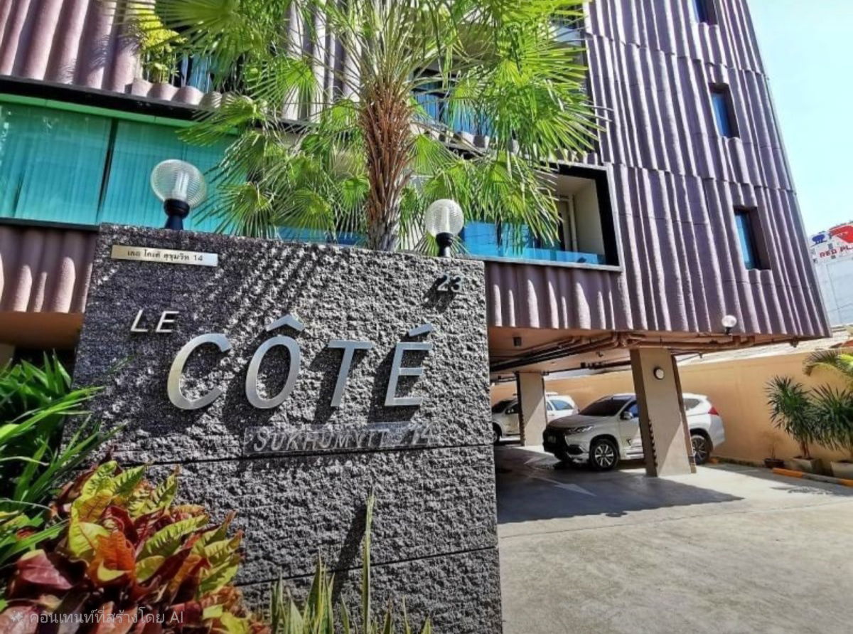 picture For Rent Le Cote Sukhumvith 14 close BTS ASOKE - 12/16