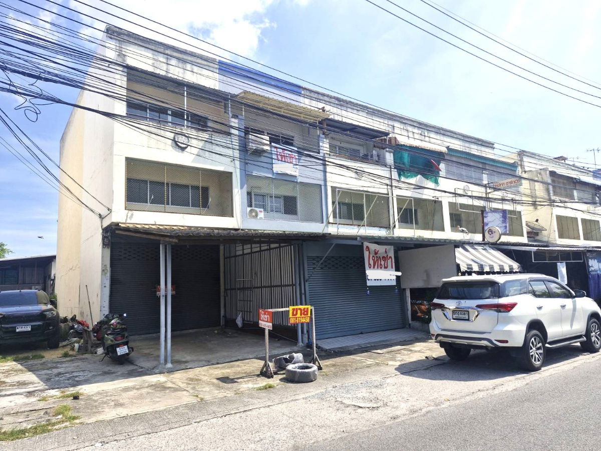 รูป ให้เช่า อาคารพาณิชย์ หน้าหมู่บ้านมโนรมย์ 4 ทำเลดี ติดตลาด ราคาถูก ถนนเลียบคลองสอง - รูปที่ 2/30