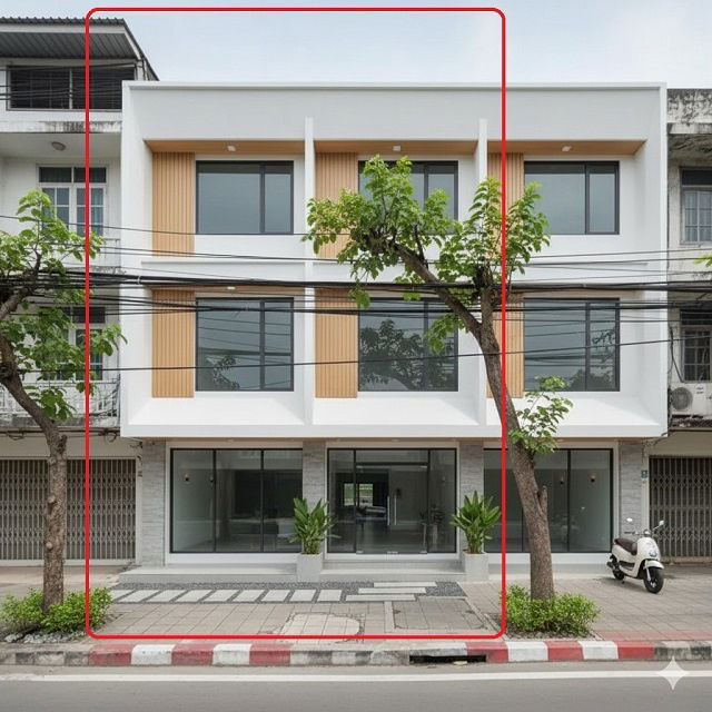 รูป ถ.สุขสวัสดิ์ ราษฎร์บูรณะ ให้เช่าอาคารพาณิชย์ 3 ชั้น 2 คูหา ใหม่ทั้งหลัง ตีทะลุ 440 ตร.ม. ตลาดอินดี้ 900 ม. - รูปที่ 1/8