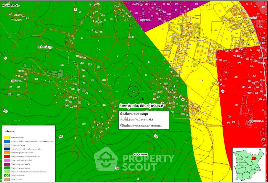 รูป ที่ดินสำหรับปล่อยขาย 1,676 ตารางเมตร แถว ใน บ่อผุด (ID 1501657) - รูปที่ 4/17