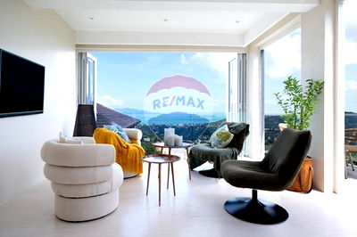 เช่าบ้านเดี่ยว สุราษฎร์ธานี : [920121001-2904] Modern 2-Bedroom Duplex Apartment with Sea Views in Koh Samui