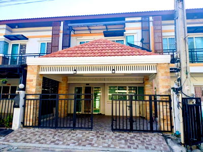 เช่าทาวน์โฮม ถนนเทพารักษ์ : 💢👉ให้เช่าทาวเฮ้าส์สองชั้น 22 ตรว.💢 🏡หมู่บ้าน Pure Village เทพารักษ์-หนามแดง