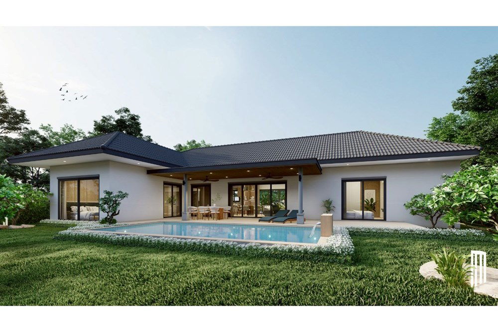 รูป [920601001-529] Nantra, Type-E Modern Pool Villa, 3 ห้องนอน 4 ห้องน้ำในหัวหินซอย 112 - รูปที่ 1/5