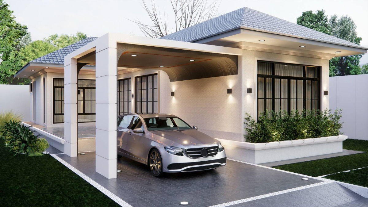 รูป ขายบ้านเดี่ยวสไตล์วิลล่า พัทยา - มาบประชัน - รูปที่ 1/19