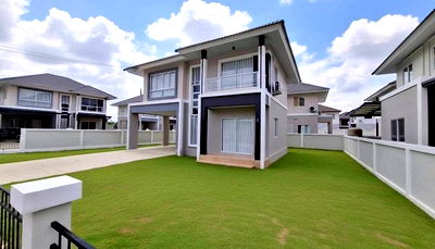 Houses for sale San Kamphang Post Office :  Luxurious home for sale, Krankanok Ville 14,3 Bedroom