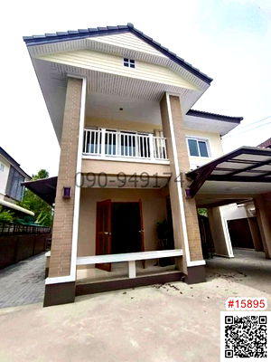 Houses for rent Bang Kruai Nonthaburi : 2-storey house for rent, Sammakorn Village, Nakhon In - Rama 5, near Denla Kindergarten School