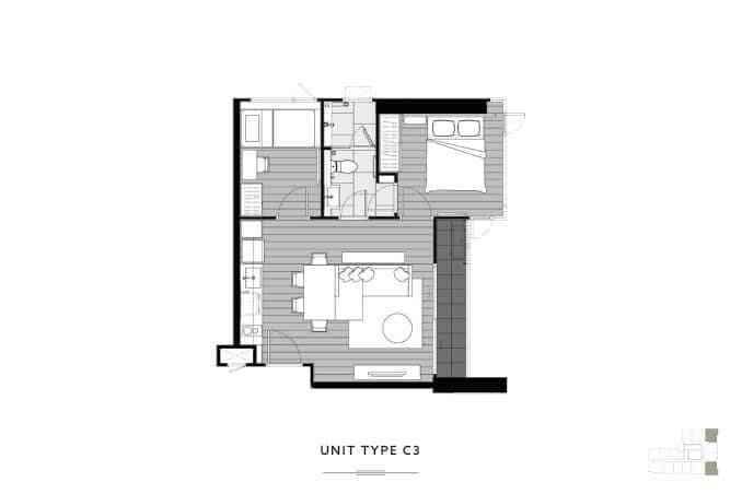 picture 2-BR Condo at The Reserve Phahol-Pradipat near BTS Saphan Khwai (ID 2446837) - 14/15