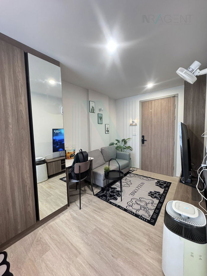 picture For Rent Condo NUE CORE KHU KHOT STATION Building A, Floor 8,Studio, Room size 24 sqm - 7/8