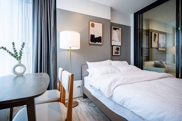 WS5823 ✨ For rent XT Huaikhwang | Beautiful room, 27th floor, north side, only 18,000 baht/month