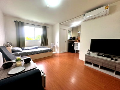 เช่าคอนโด ตลาดรังสิต : ให้เช่าคอนโด ลุมพินี ทาวน์ชิป รังสิต-คลอง1 ตึกB2 ห้อง 23 ตร.ม.เฟอร์ครบ พร้อมอยู่ได้เลย (TR1197)