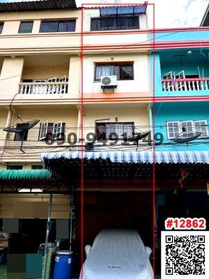 อาคารพาณิชย์ วิทยาลัยพณิชยการบางนา : ขาย ตึกแถว 5 ชั้น ซอยวัดด่านสำโรง อยู่ตรงข้ามโรงงาน