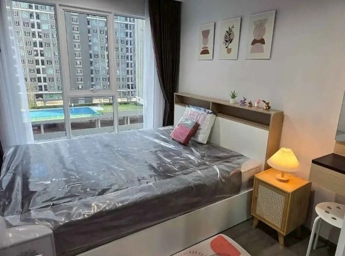 AS1741 ให้เช่าคอนโด Regent Home บางนา ห้องสวย พร้อมเครื่องใช้ไฟฟ้าเฟอร์นิเจอร์ครบ