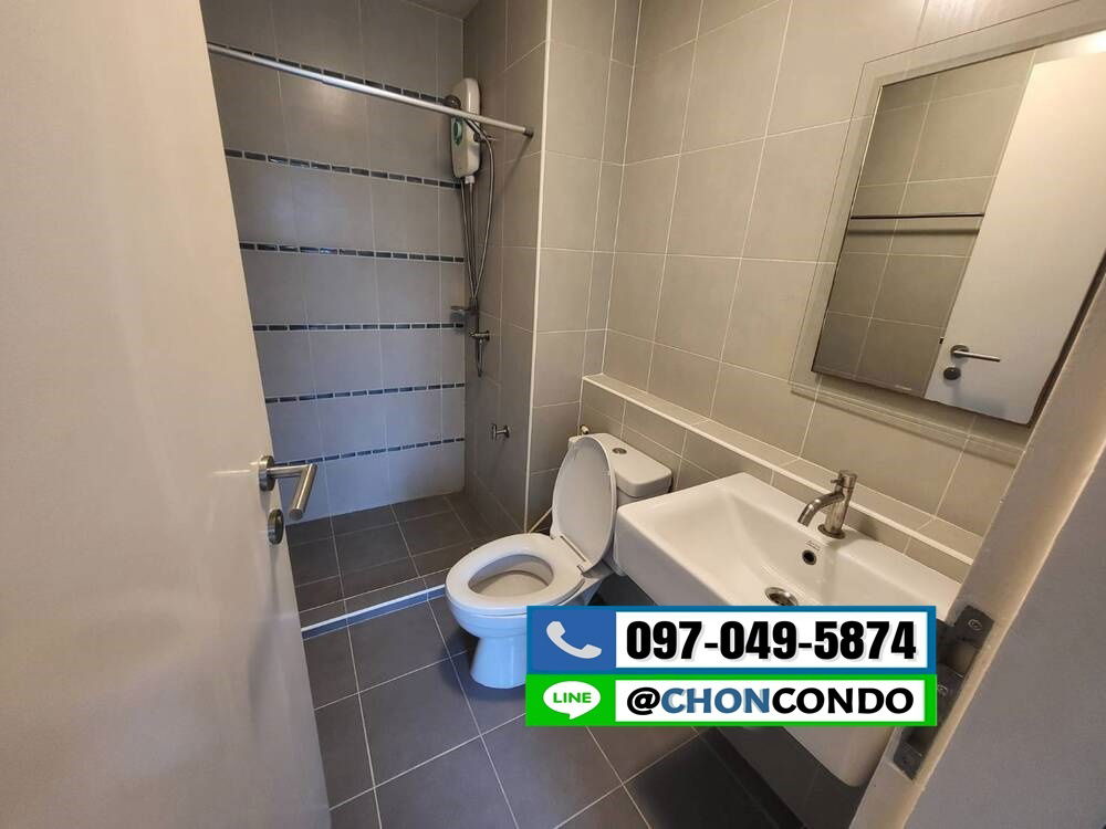 รูป DCondo ดีคอนโด ชั้น5 ตึกA ------------ห้องสวย + มีเครื่องซักผ้า------------Tel 097-049-5874 (Line: @choncondo มี@ด้วย) - รูปที่ 4/13