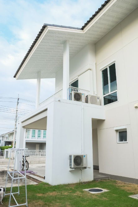 picture 🏡🌳 🔥 Detached 2-Story House Habitia Motif (Panya-Ramintra) Large Vogue Size 👑 4 Bed 3 Bath 105 sq.wa. Next to Satit Pattana School 🎒 - 10/10