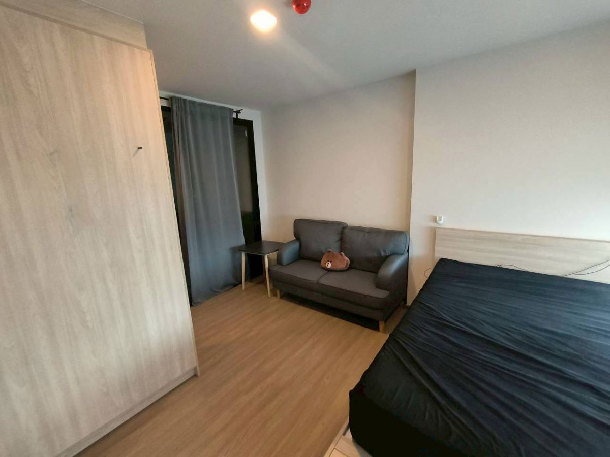 รูป ปล่อยเช่า คอนโด The Muve Kaset ชั้น 4 มี 1 ห้องนอน มีเฟอร์นิเจอร์ครบ ห้องพร้อมเข้าอยู่ได้ทันที วิวไม่โดนบลอค ทำเลดี ใกล้ ม.เกษตรศาสตร์ รีบจองเลย!! - รูปที่ 3/16