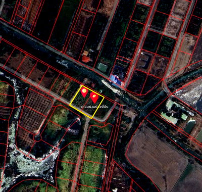 ที่ดิน ม.เทคโนโลยีมหานคร : ที่ดินหนองจอก เนื้อที่ 2ไร่ ติดคลองธรรมชาติ