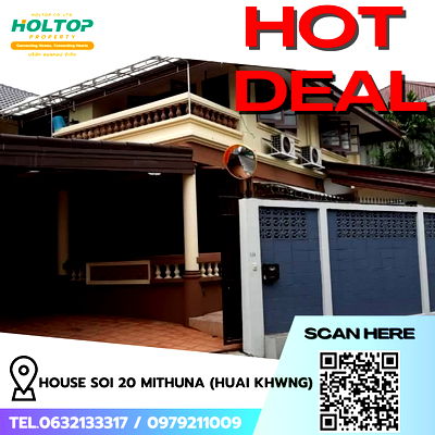 Houses for rent Huai Khwang : #R7790 🎉 241168 House for rent   Soi 20 Mithuna (Huai Khwng)