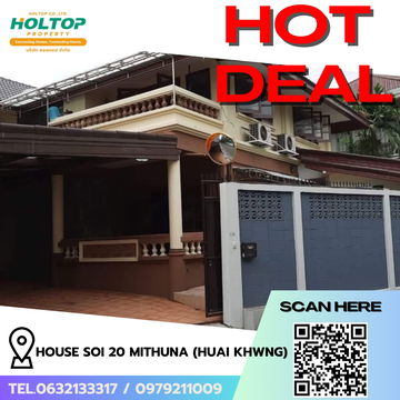 #R7790 🎉 241168 House for rent Soi 20 Mithuna (Huai Khwng)