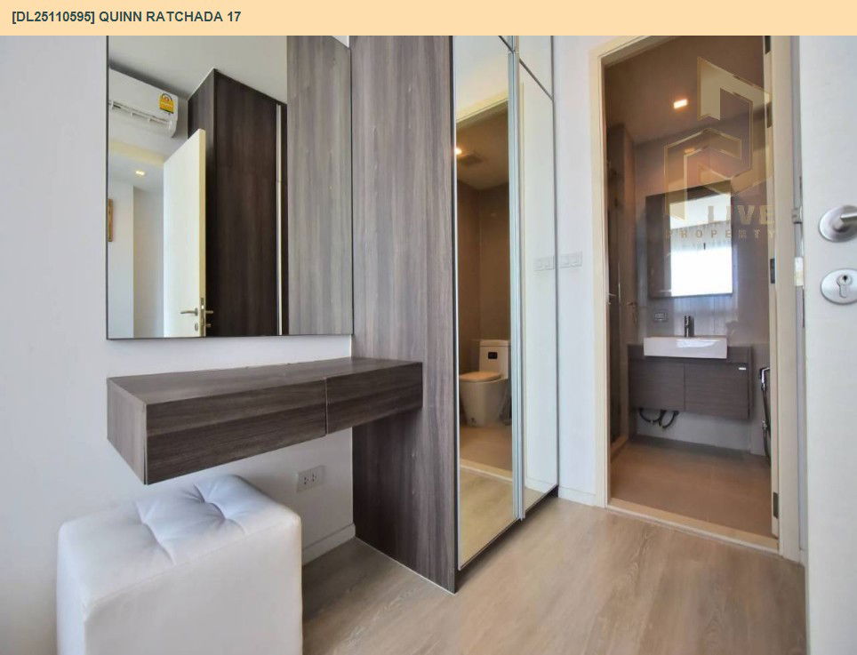 picture DL25110595 Condo for rent, Quinn Ratchada 17 near MRT สุทธิสาร, ready to move in, call urgently 0638692663 LineID @534wlwof - 3/7