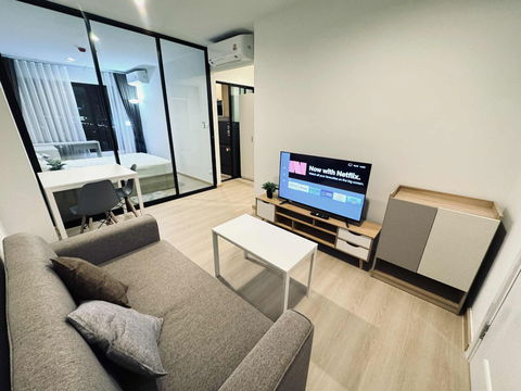 ให้เช่า คอนโดใหม่มือ1  เทอร์ร่า เรสซิเดนท์ ติดรั้วธรรมศาสตร์รังสิต เฟอร์ครบ มีเครื่องซักผ้า