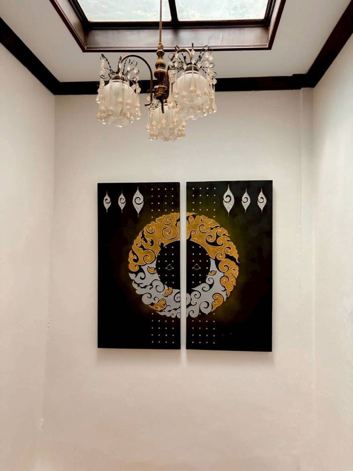 picture House for rent in Soi Lat Plakhao, near BTS Kaset. 5 bedrooms. 4 air conditioners. Single-family home feel. - 5/9