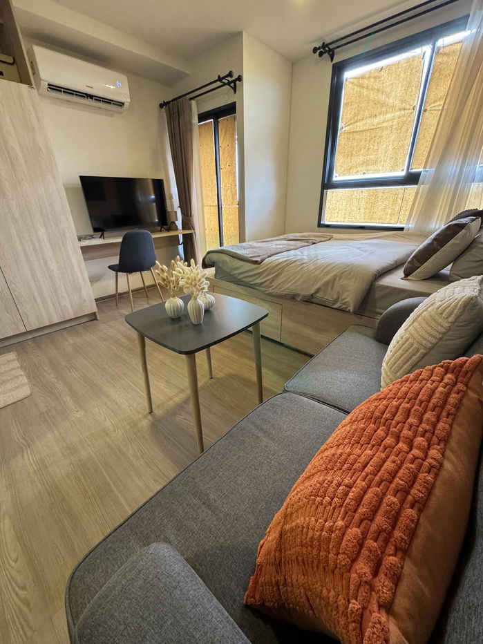 รูป ให้เช่าคอนโด เดอะ มูฟ บางนา อาคาร B ชั้น 7 สตูดิโอ ขนาด 24.00 ตรม ใกล้ อินเด็กซ์ ลิฟวิ่งมอลล์ บางนา - รูปที่ 3/8