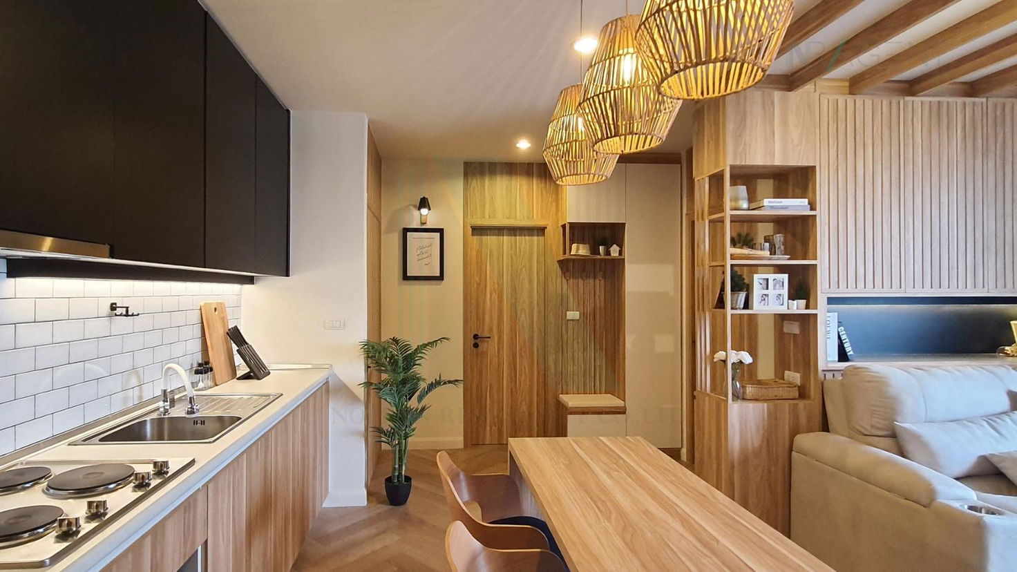 picture ðĐ For Rent Condo MANOR SANAMBINNAM Building C, Floor 11,2 bed room, Room size 73 sqm - 7/8