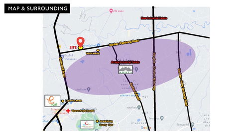 ขายที่ดิน อมตะ พานทอง ใกล้ Lotus Plus Mall