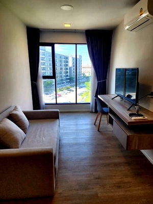 คอนโดให้เช่า : 📌 ให้เช่า​ Kave​ TU​  ห้อง​กว้าง​ 35 ตรม.ค่าเช่า​ 10,000,  แบ่งสัดส่วนลงตัว, อยู่สบาย​ ไม่อึดอัด, ห้องมุมส่วนตัว