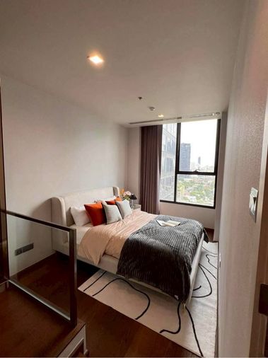 Ideo Q sukhumvit 36 1B1B ชั้น 16 ตึก A ขนาด 34 ตร.ม เช่า 27,000 บาท/เดือน Ready to move in 