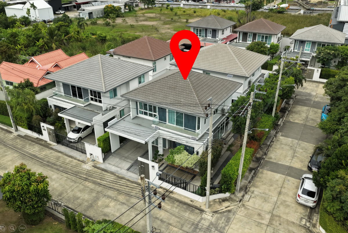 picture For Sale: Corner single detached house, Excellent condition, located in Mantana Ratchaphruek – Maha Chesadabodindranusorn Bridge Village, 63.9 sq.wah, - 3/36
