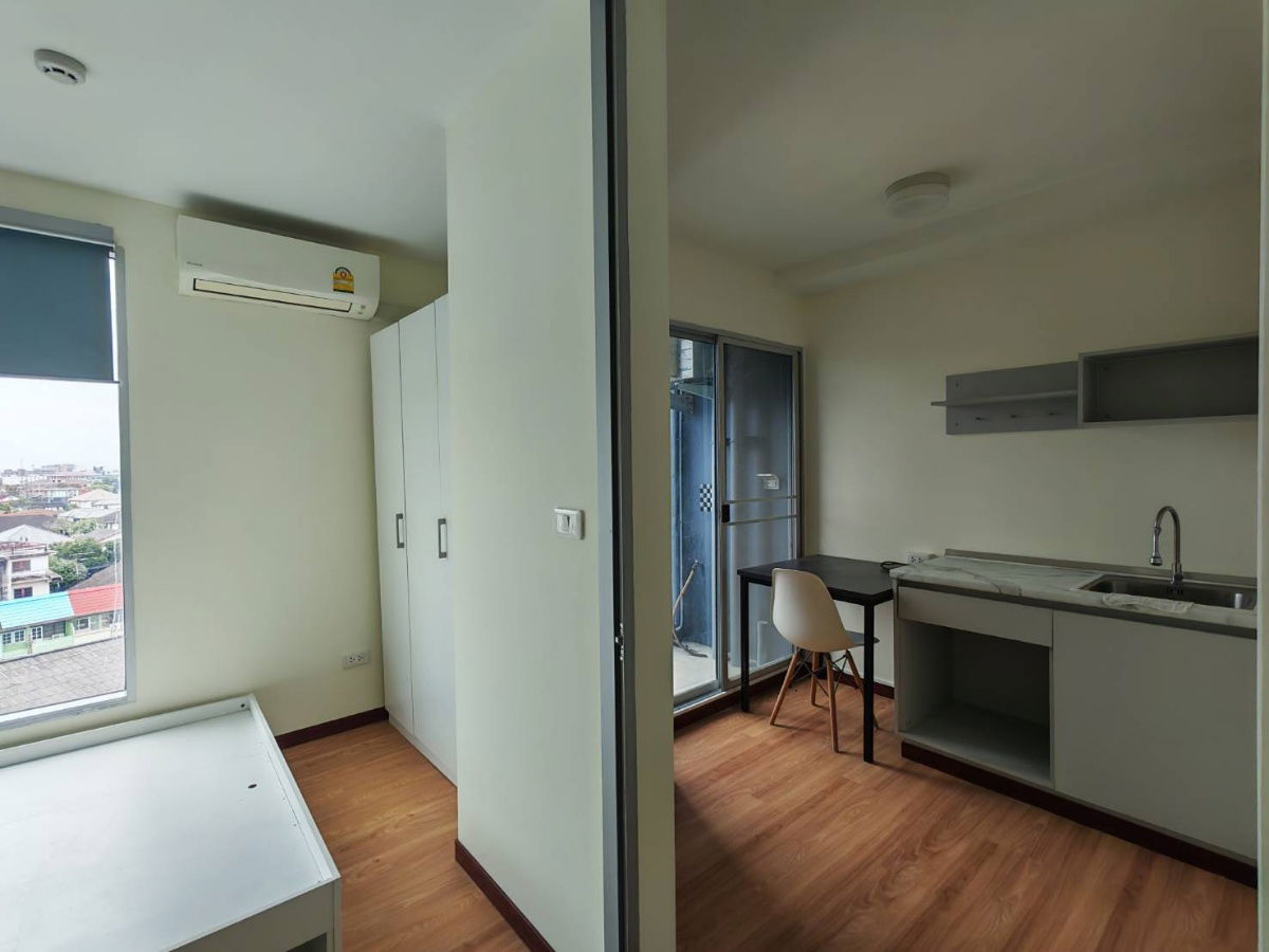 รูป ให้เช่าคอนโด พลัมคอนโดรามคำแหง60 อินเตอร์เช้นจ์ ห้องเปล่าแต่มีเฟอร์บางส่วน - รูปที่ 4/10