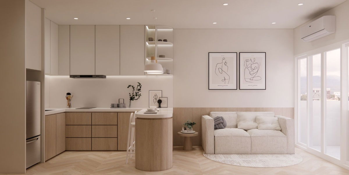 รูป ขาย วันพลัส คลองชล 3 1ห้องนอน 1ห้องน้ำ 35 ตร.ม. ชั้น 7 ใกล้ มหาวิทยาลัยเชียงใหม่ (ID:1177CS) - รูปที่ 4/13