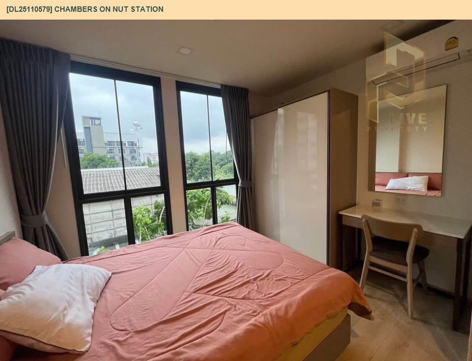 picture DL25110579 Condo for rent, Chambers On Nut Station near BTS On Nut, ready to move in, call urgently 0638692663 LineID @655ebbvc - 4/9